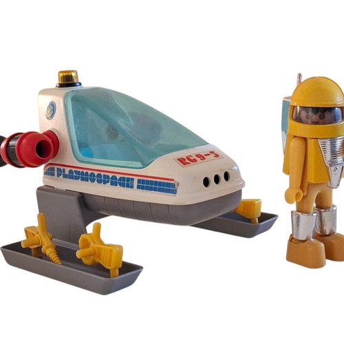 Vintage Lyra Playmobil Playmospace 3509 Space Buggy used, 80s