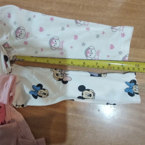 Girls' T-shirts used, pack of 5 for ages 2-3 years