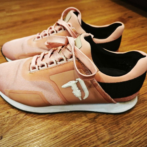 Trussardi sports shoes used, size 39, pink and black