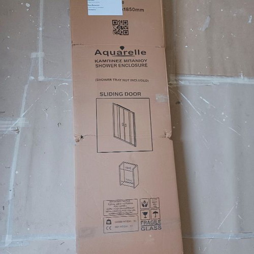 Aquarelle Viena 80 Shower Cabin new, chrome, wall-to-wall, 188x185 cm