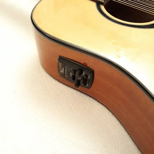Lag Tramontane T66D12CE 12-String Dreadnought Cutaway Acoustic/Electric Guitar like new
