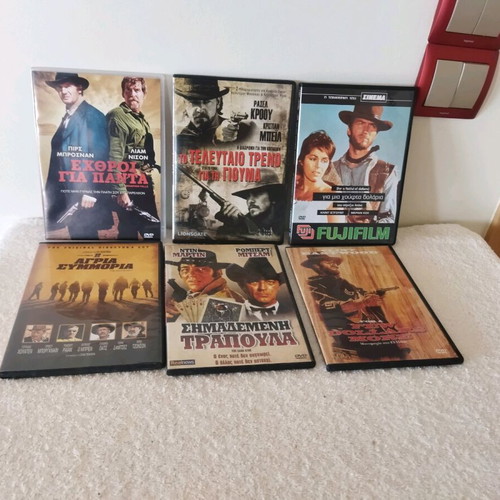 Classic Western DVD set of 6 movies like new with subtitles