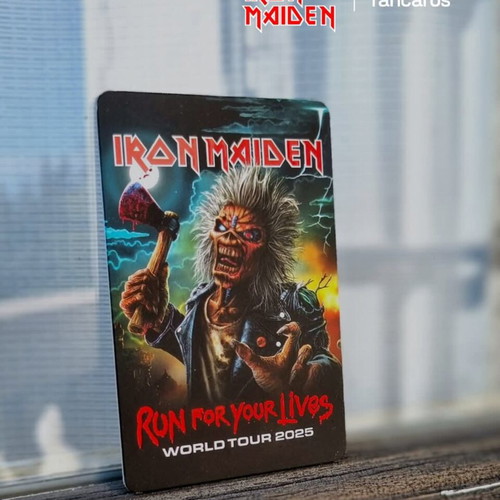 Iron Maiden 2025 Fan Card like new, limited collectible
