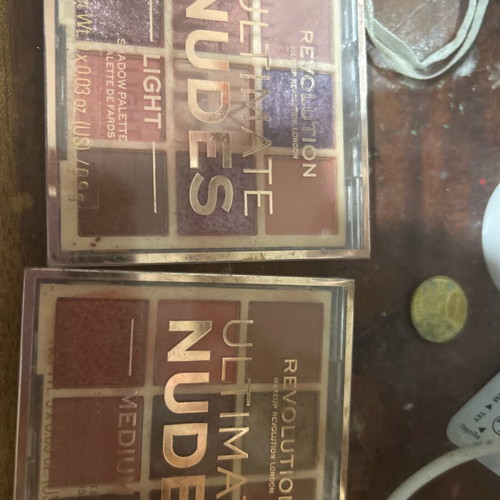Revolution eyeshadows used, sold separately