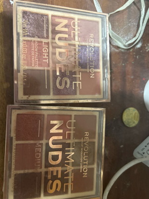 Revolution eyeshadows used, sold separately