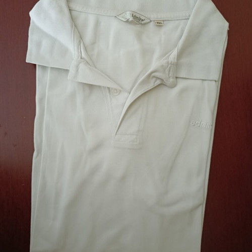 Admiral men's polo shirt 3XL like new, white