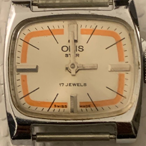 Oris Star vintage women's watch used, 17 jewels, manual winding