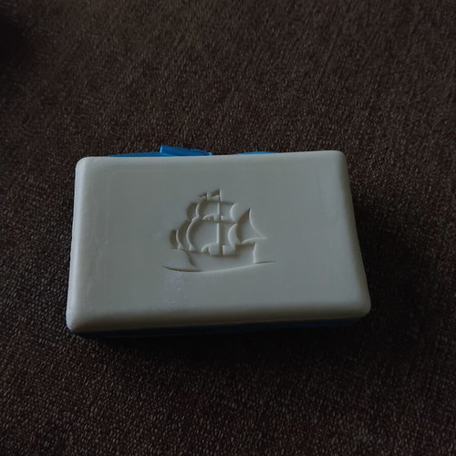 Old Spice Handmade Painted Soap with Traditional House Design, New