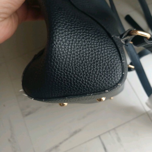KEM backpack used, black, zipper needs replacement