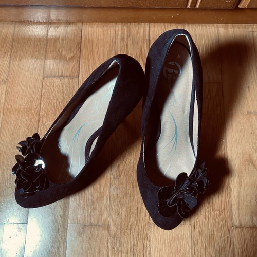 Bata black high heels used size 39