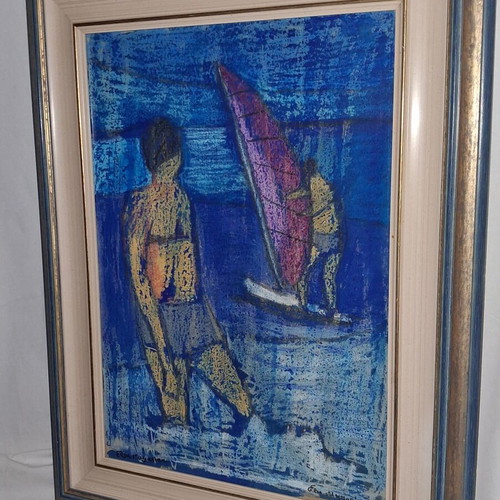 Original painting by Elsa Magazian, 35 × 50 cm