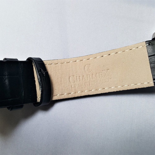 Charmex of Switzerland wristwatch new, men's, black