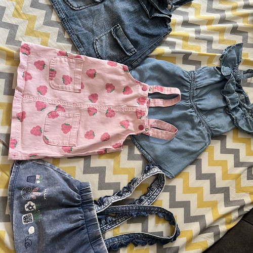 Baby denim dresses lot size 86 like new, Zara, Sinsay, Kiki&koko, Reserved