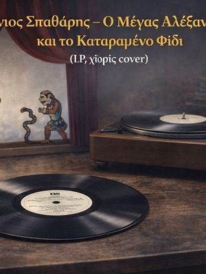 Eugenios Spatharis – O Megas Alexandros kai to Katarameno Fidi LP used without cover
