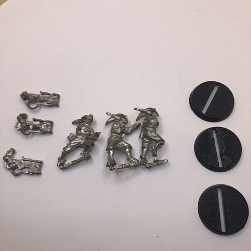 GW Warhammer 40K Tau Pathfinders vintage unpainted, like new, set of 3