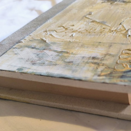 Vintage handmade artistic journal The Art Deco House 90s