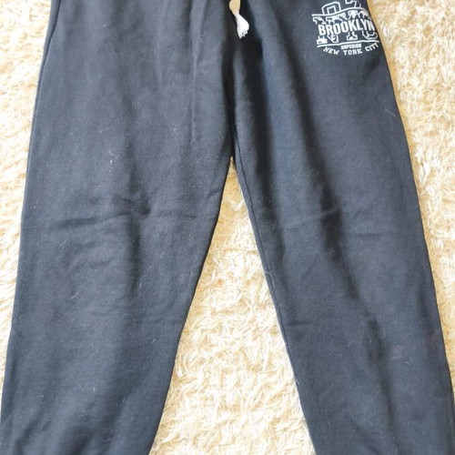 Brooks cotton tracksuit used, black and blue, size S
