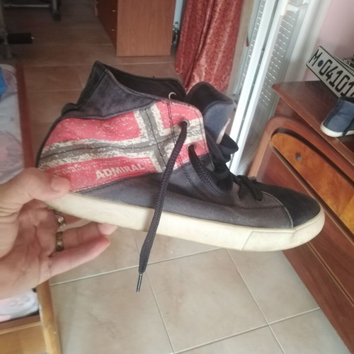 Admiral casual shoes, blue, size 44-45