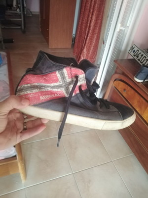 Admiral casual shoes, blue, size 44-45