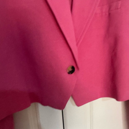Zara crop jacket like new, pink, size XS