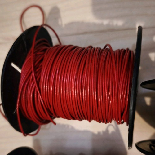 Leather spools like new for jewelry and crafts