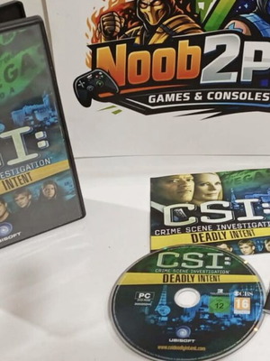 CSI Deadly Intent PC game used, adventure