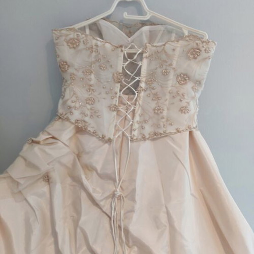A-Style wedding dress, beige, size XL 42 14