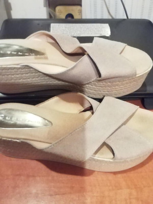 Shoes suede platform sandals like new size 38.5