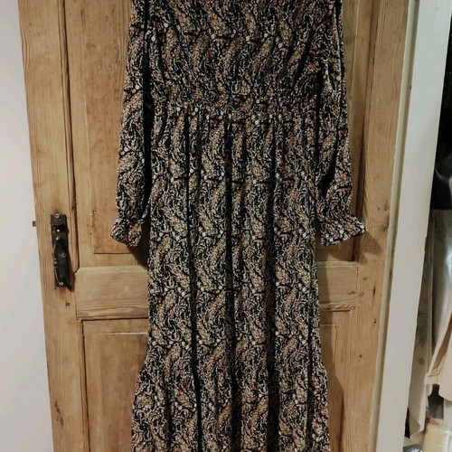 Fullah Sugah dress printed like new with golden thread