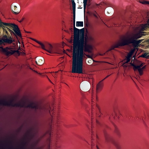 Tommy Hilfiger women's long jacket like new, size S, red