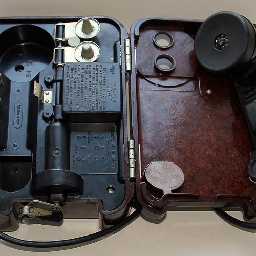 Soviet military field phone TA-57 used
