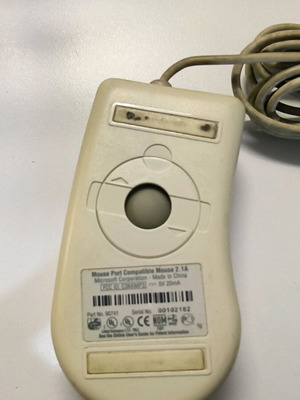 Microsoft Mouse 2.0 model 2.1A used, fully functional, PS/2