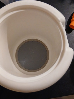 Kikkaboo bottle warmer used with lemon squeezer