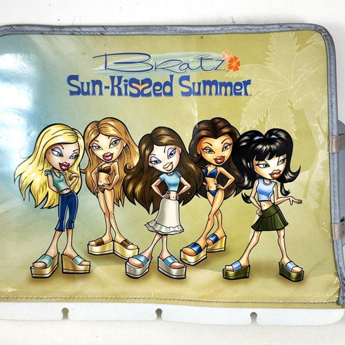 Bratz dolls pack of 7 with official Bratz accessory pouch used