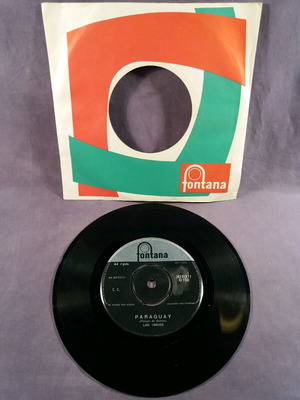 Los Indios Paraguay 7" vinyl records used, very good condition x3