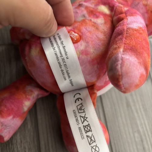 Care Bears Friend Bear plush like new, rare Tie-Dye edition