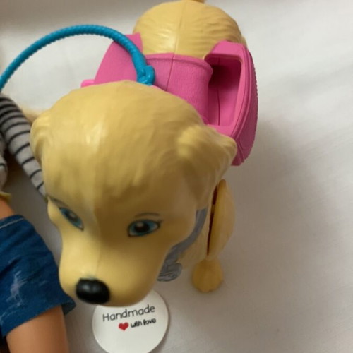 Barbie Walk & Potty Pup DWJ68 doll used with dog and accessories
