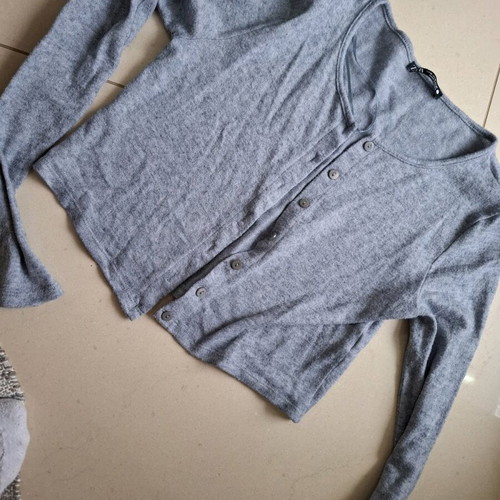 Zara crop cardigans new, black S and gray M