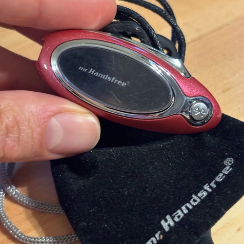 Handsfree mr. Blue Butterfly Version with case used