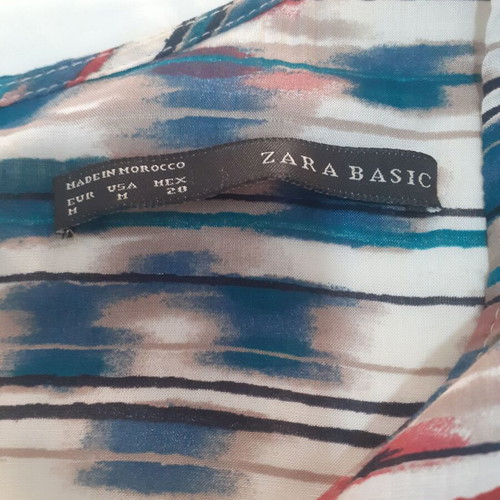 Zara women's printed blouse like new, size M