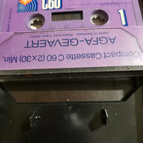Vintage Audio Cassette Collection used, pack of 4 pieces
