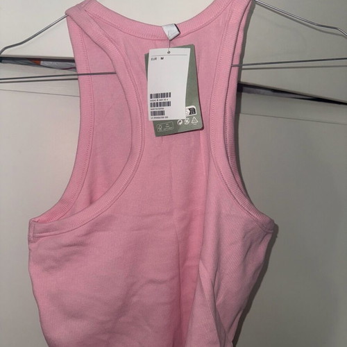 Sleeveless top new, pink, size M from H&M