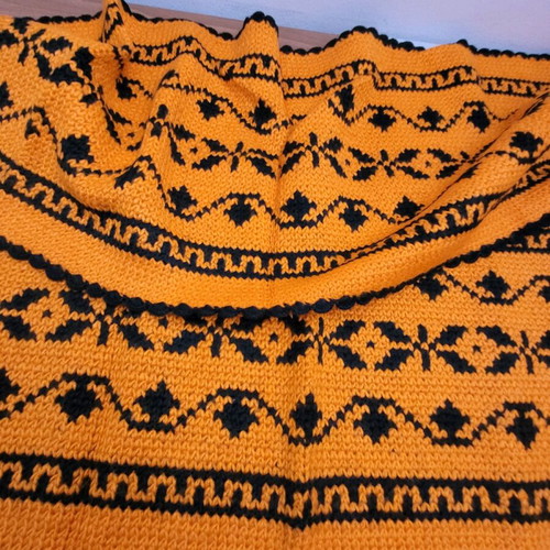 Handmade wool woven rugs on loom, 3 identical designs, well preserved