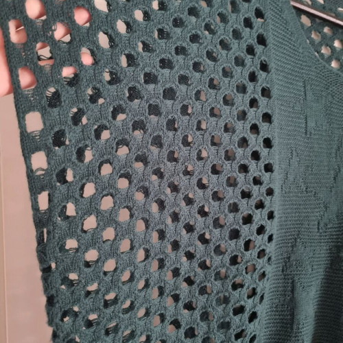 Boho Chic knitted blouse poncho like new
