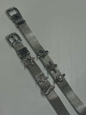 Loisir silver bracelet set like new, 2 pieces