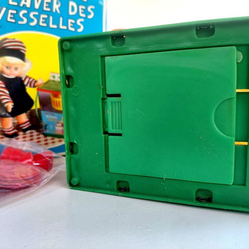 Crystal washing machine toy Solpa 1970s battery operated