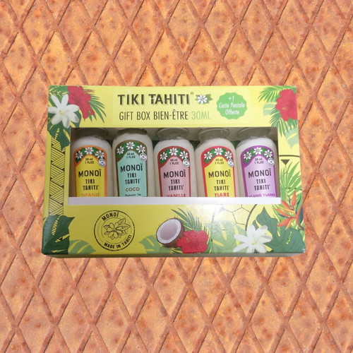TIKI TAHITI Monoi Oil gift set 5 x 30ml new