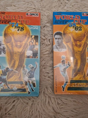 The World Cup Review video cassettes new, pack of 2