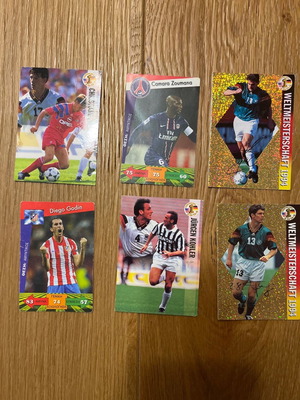 Panini football cards used, collectible, English and Greek