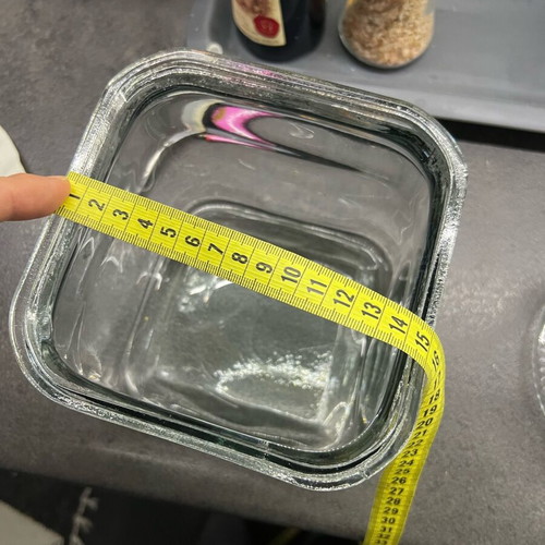 Glass vases like new, set of two